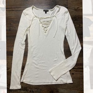 Long sleeve white shirt